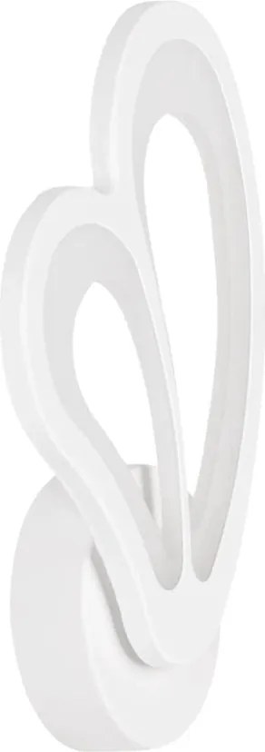 Aplica LED Erste Loki 16W 1360lm, 19x26cm, Design Modern Alb, CCT Reglabil 2700K-6500K, Corp Iluminat Perete Ideal Hol Dormitor, Metal Acrilic