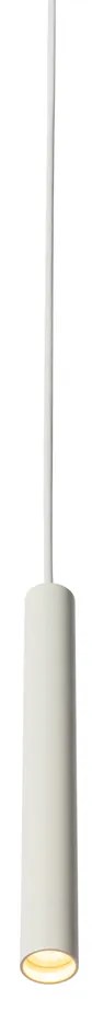 Pendantă modernă albă pentru sistem de șine monofazat - Slimline Keno