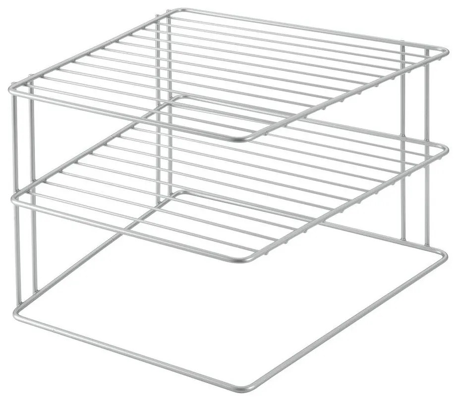 Raft suplimentar argintiu din oțel 25x25 cm Palio – Metaltex
