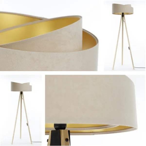 Lampadar GALAXY 1xE27/60W/230V bej