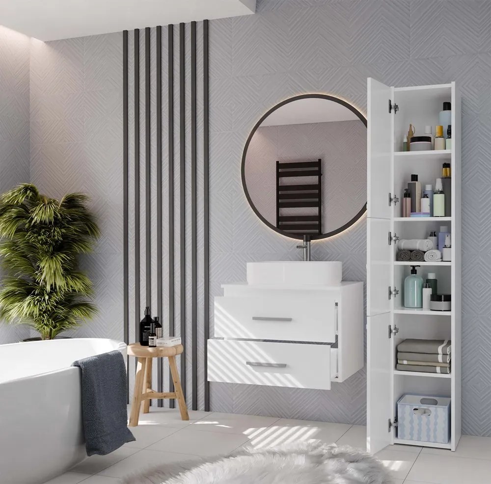 Dulap sub lavoar Neltossa 1 60 (alb). 1133031