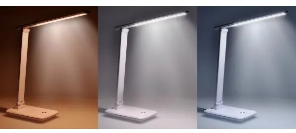 Lampă LED dimabilă de masă LED/10W/230V 3000/4500/6000K alb Solight WO64-W