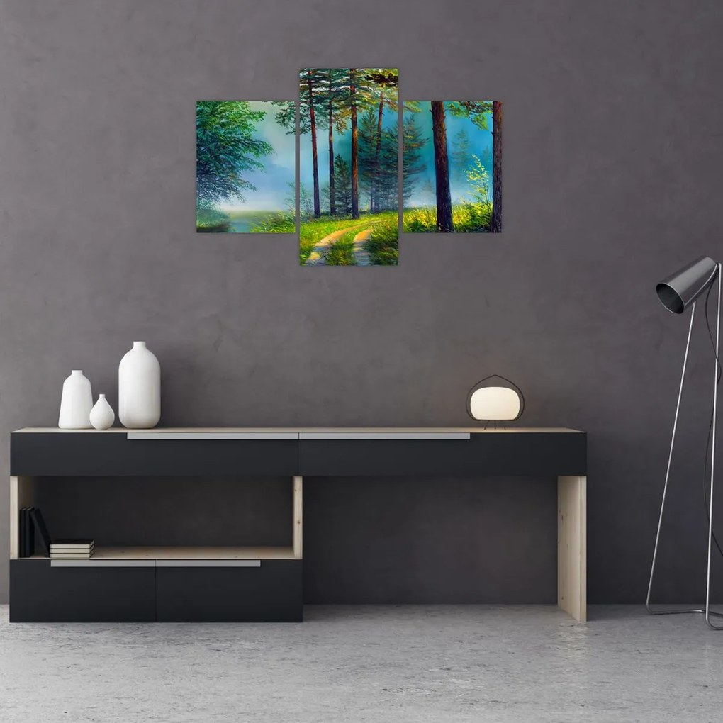 Tablou - Pictură în ulei de peisaj (90x60 cm)