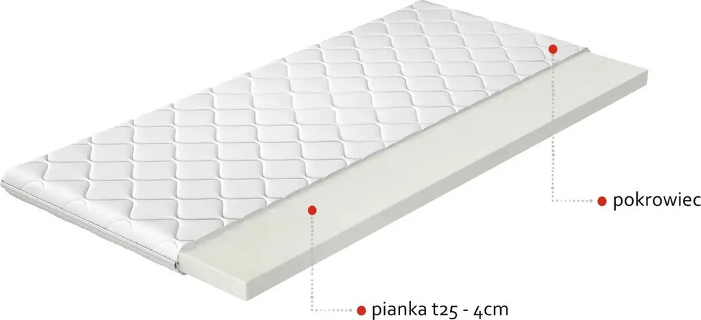 Topper lemn masiv T25 160x200