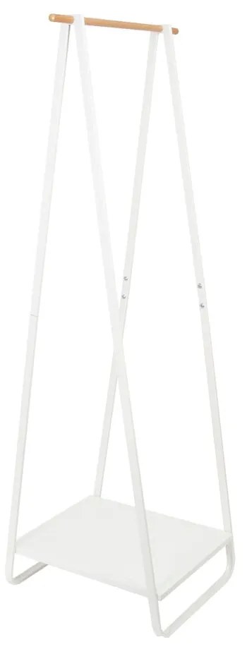 Suport cu raft pentru haine Compactor Portant Blanc
