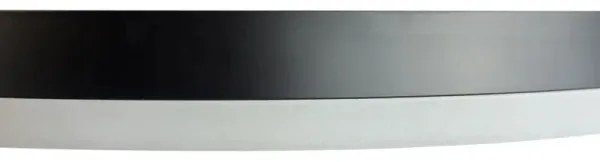 Lustră LED dimabilă aplicată LED/40W/230V 3000-6500K negru + telecomandă