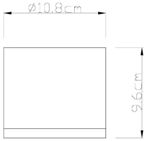 Globo 32063A - Plafonieră exterior ALCALA 1xGX53/11W/230V IP44