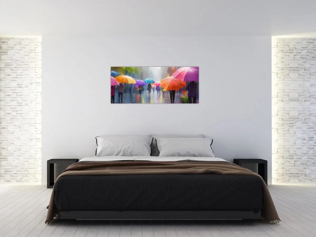 Tablou - Zi ploioasă (120x50 cm)