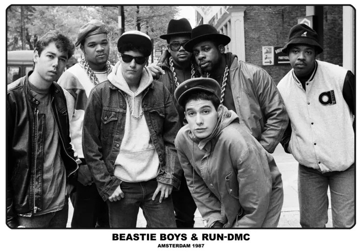 Poster Beastie Boys / Run Dmc - Amsterdam 1987