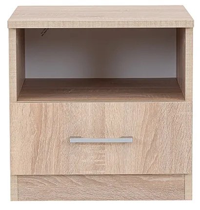 Noptieră Miami 1 sertar 40x40 cm stejar sonoma-stejar sonoma