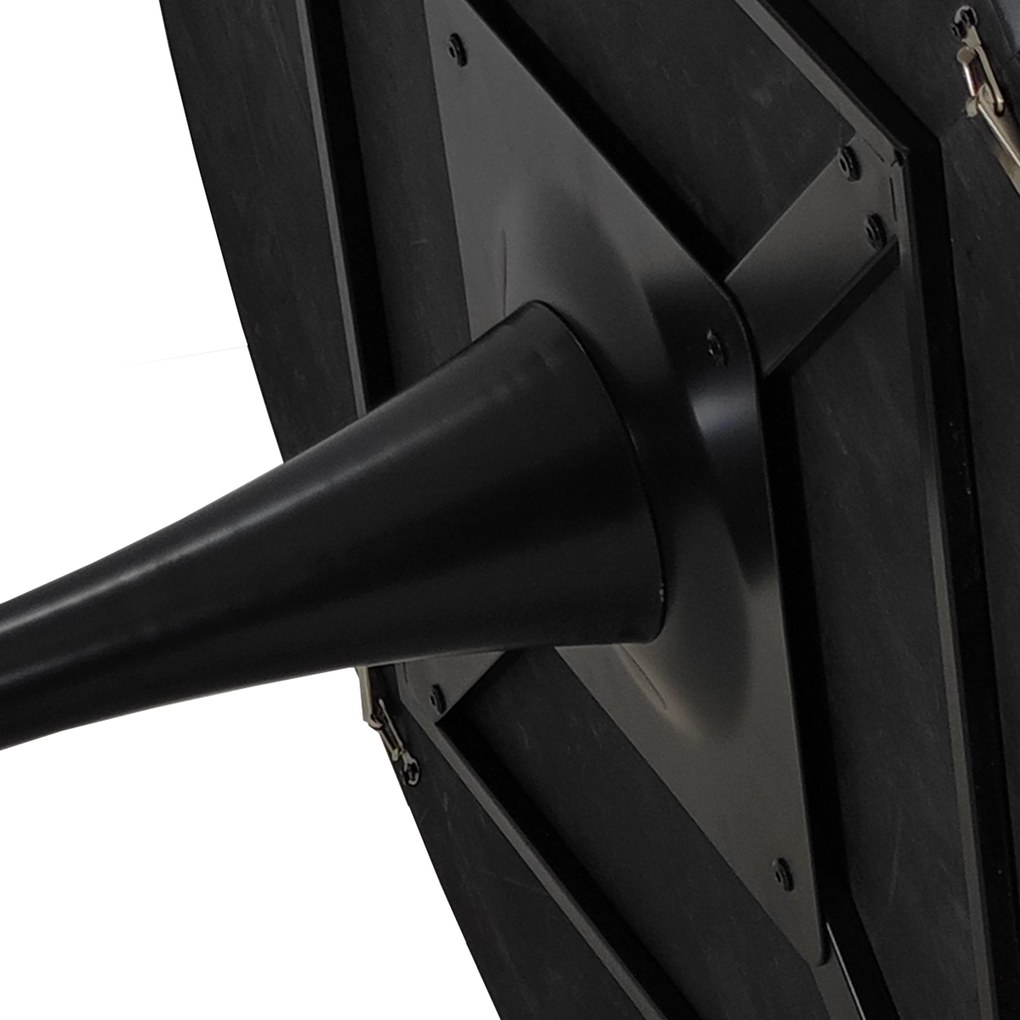 Masă de sufragerie rotundă modernă, Negru | Aosom Romania