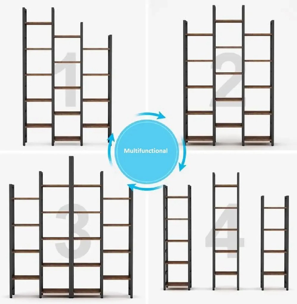 Biblioteca ,solid wood,lemn, Homs,seria A-620,218x27x210 cm ,630106