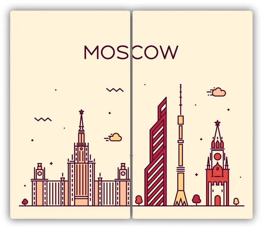 Tocator din sticla Moscova clădire