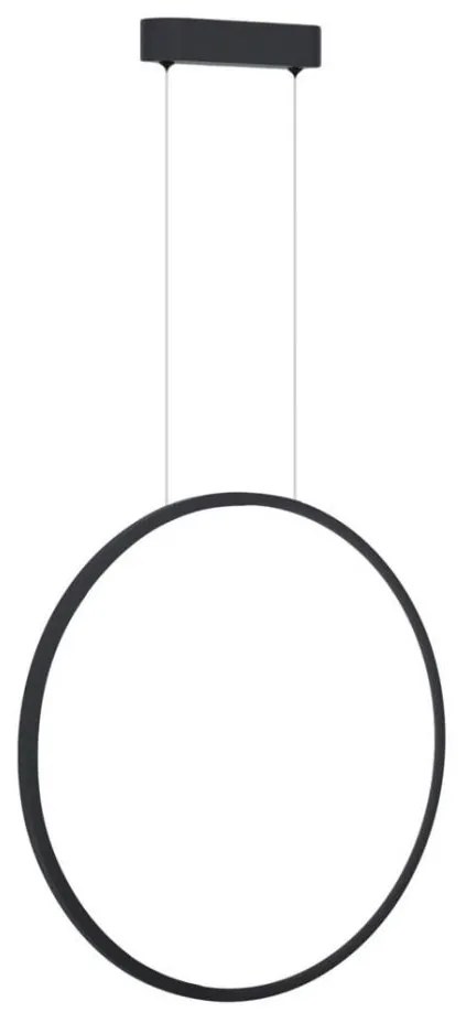 Lustr LED SATURNO 28W 230V pr. 50 cm IP44 antracit pe cablu