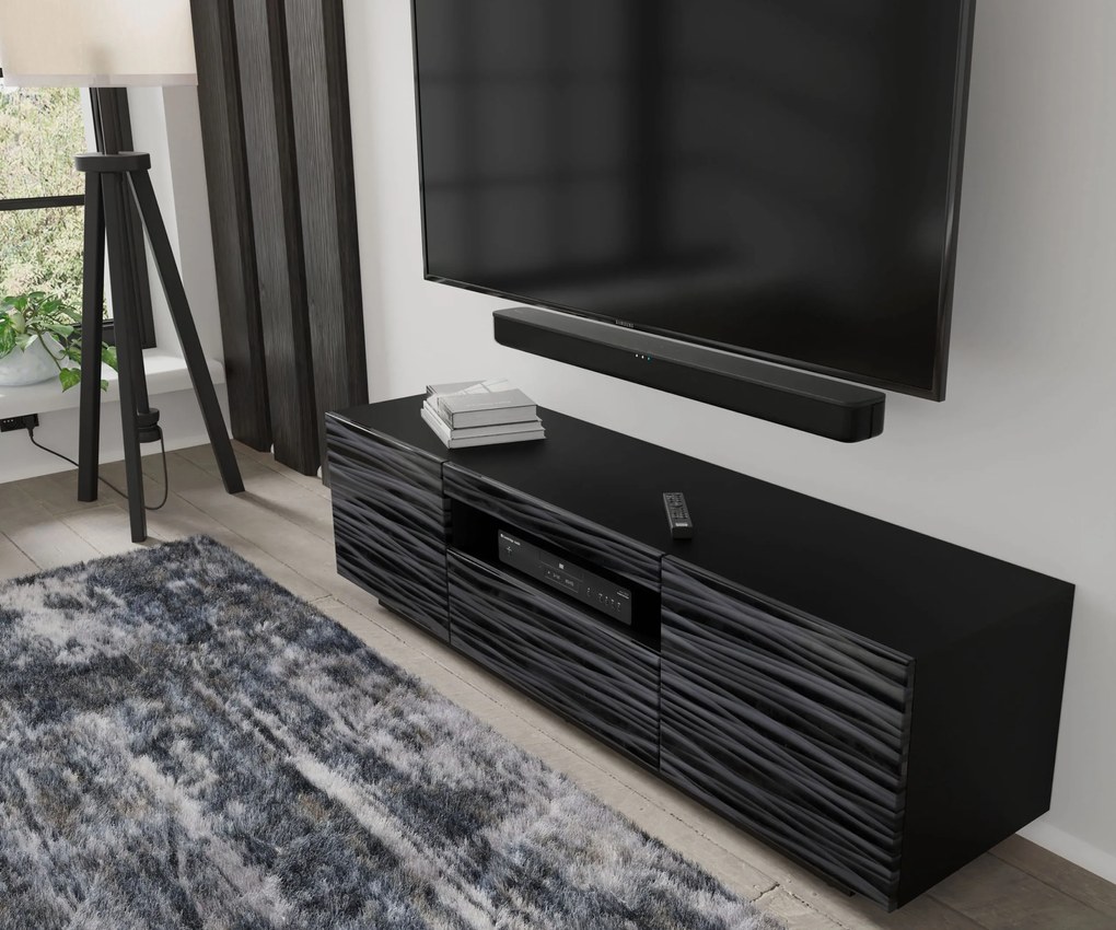 Masă TV Aurora 150 (sahara Negru). 1124865