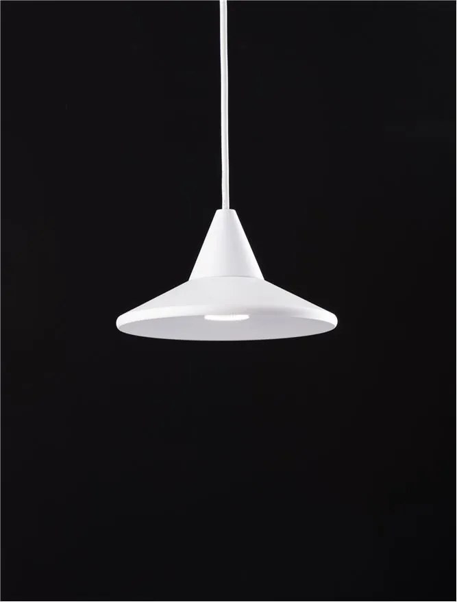 Pendul LED design minimalist DRO alb