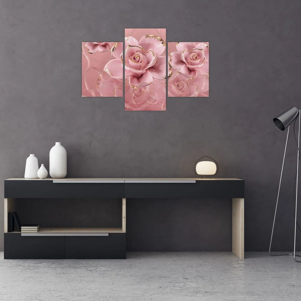 Tablou - Decor floral (90x60 cm)