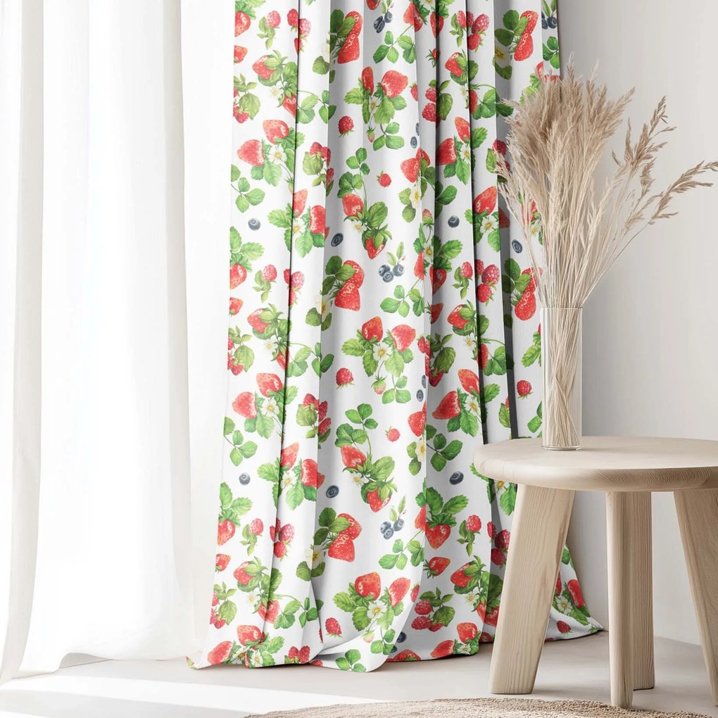 Goldea draperie decorativă valencia - fructe de pădure 280x135 cm