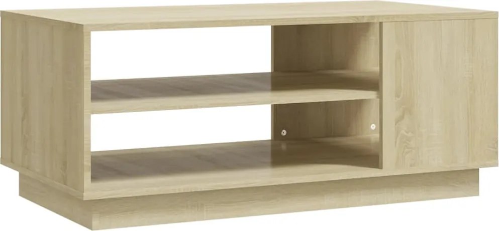 vidaXL Măsuță de cafea, stejar sonoma, 102x55x43 cm, lemn prelucrat