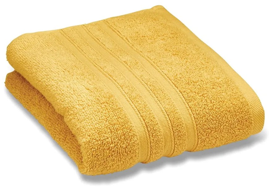 Prosop galben din bumbac din frotir 70x120 cm Zero Twist – Catherine Lansfield