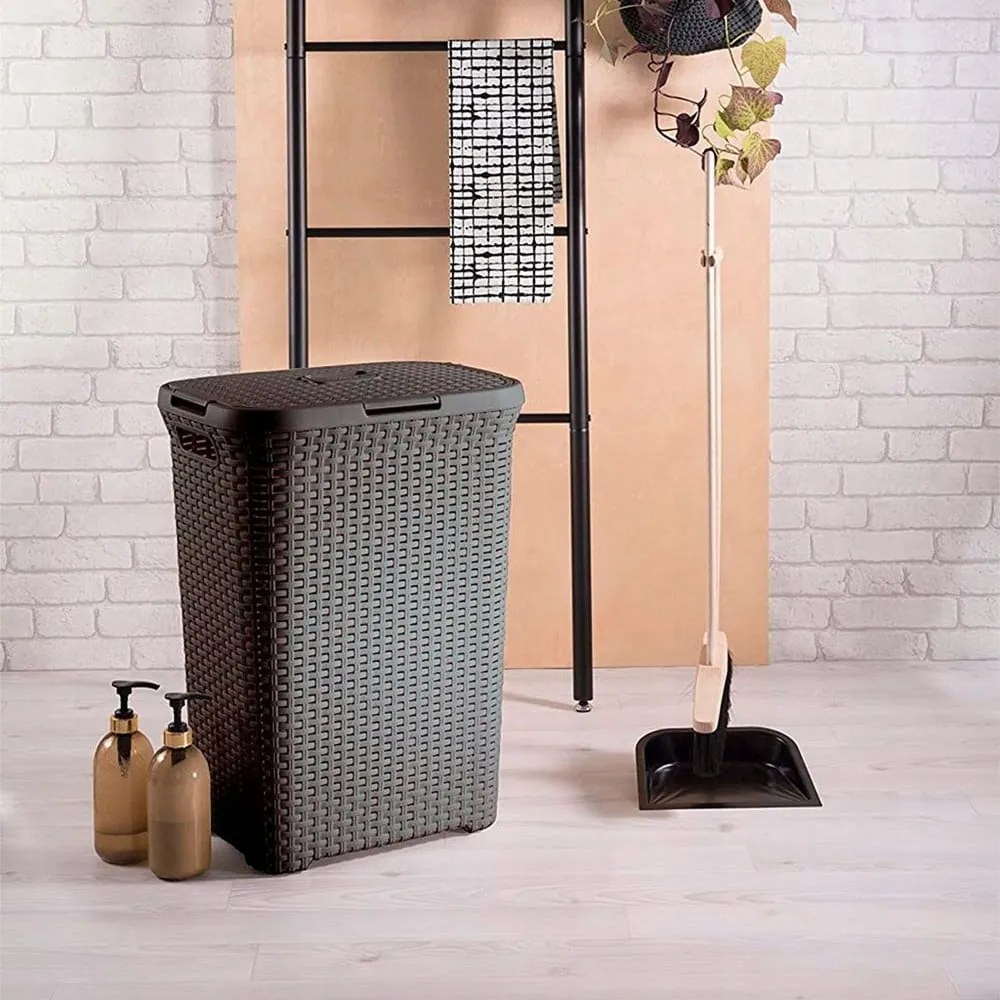 Coș de rufe Curver Hamper, 40 l, maro