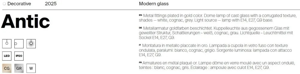 Lustra/Pendul LED design modern Antic