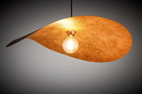 Lustră pe cablu LEAF 1xE27/15W/230V negru/cupru