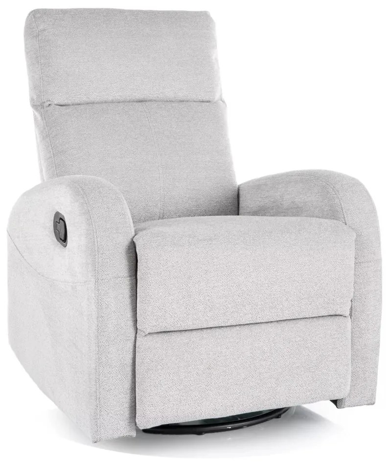 Fotoliu recliner Olimp gri deschis Raven06