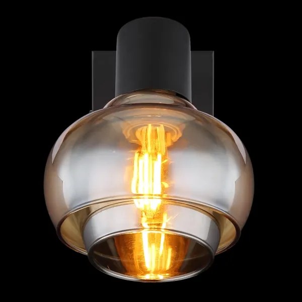 Globo 54309-1B - Aplica de perete cu spot TOKKI 1xE14/40W/230V neagră