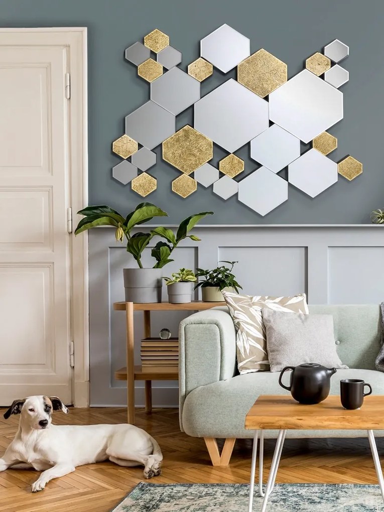 Oglinda decorativa design de lux Nadia 121x92cm