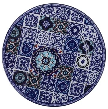 Serviciu de masă din porțelan, 24 piese, albastru