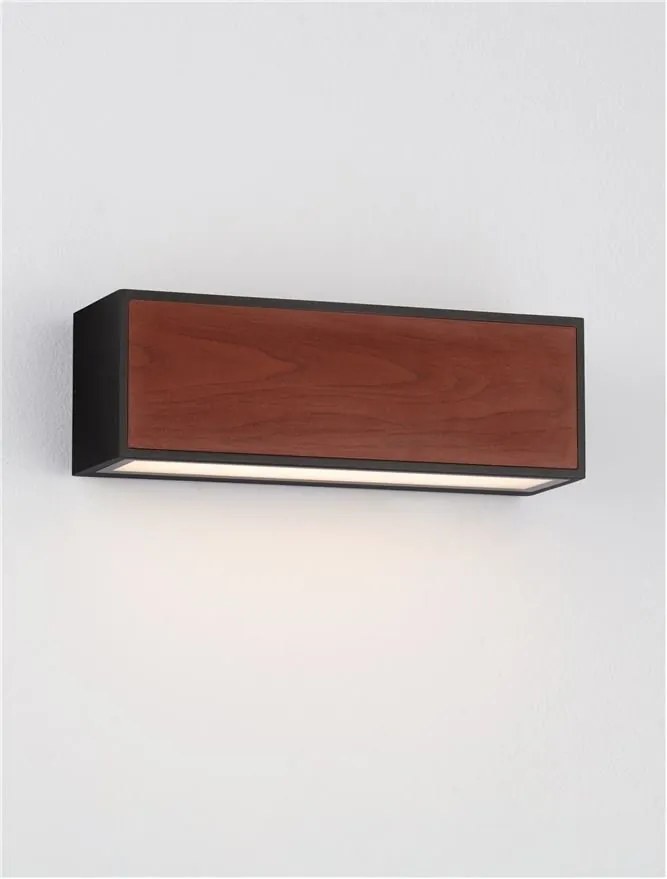 Aplica LED de exterior solara cu senzor de miscare IP65 BROWN