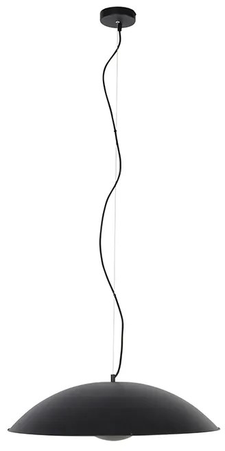 Lampă suspendată vintage neagră cu auriu 60 cm - Emilienne