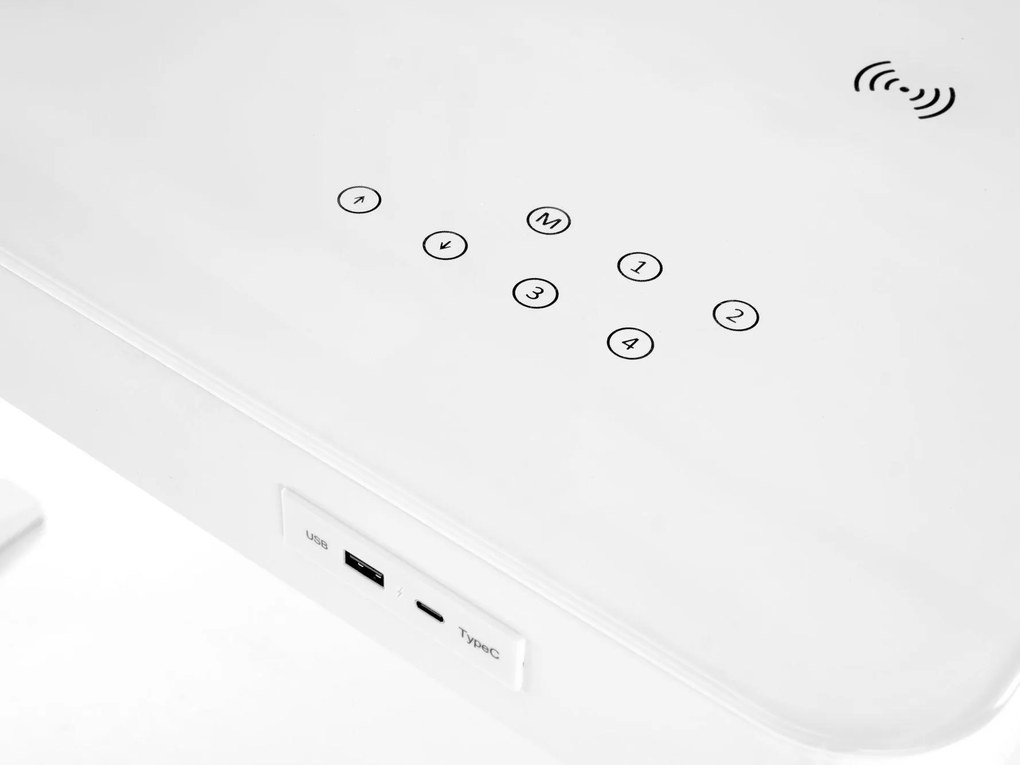 Masă PC Borald (alb). Promo -6%. 1092597