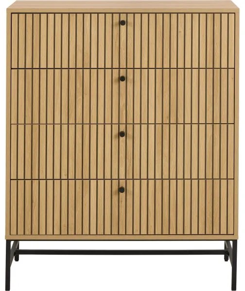 Comodă cu sertare OLIVIA, stejar