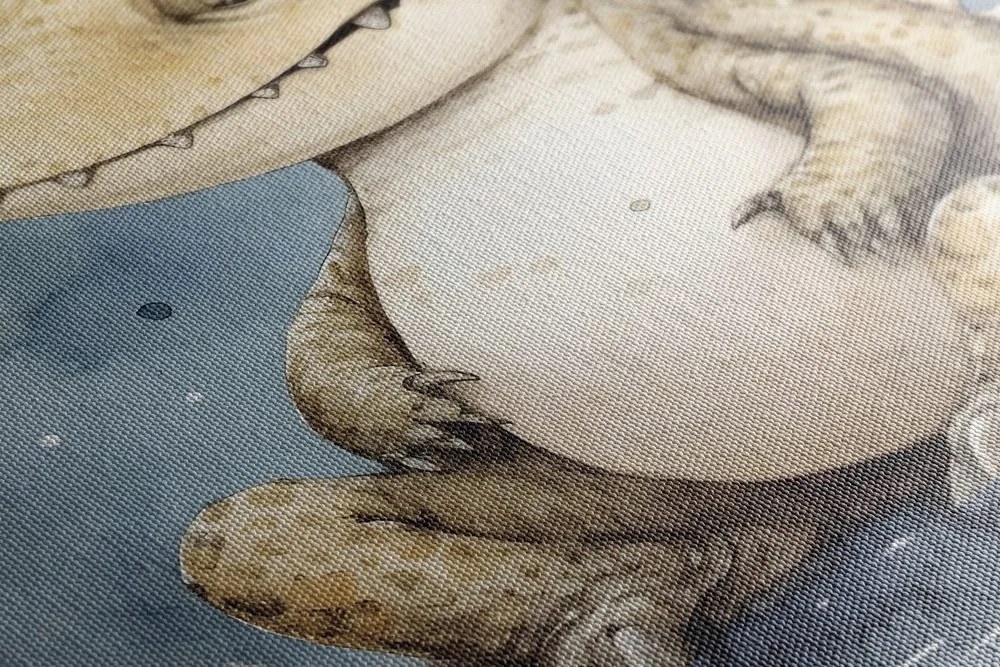 Tablou crocodil visător