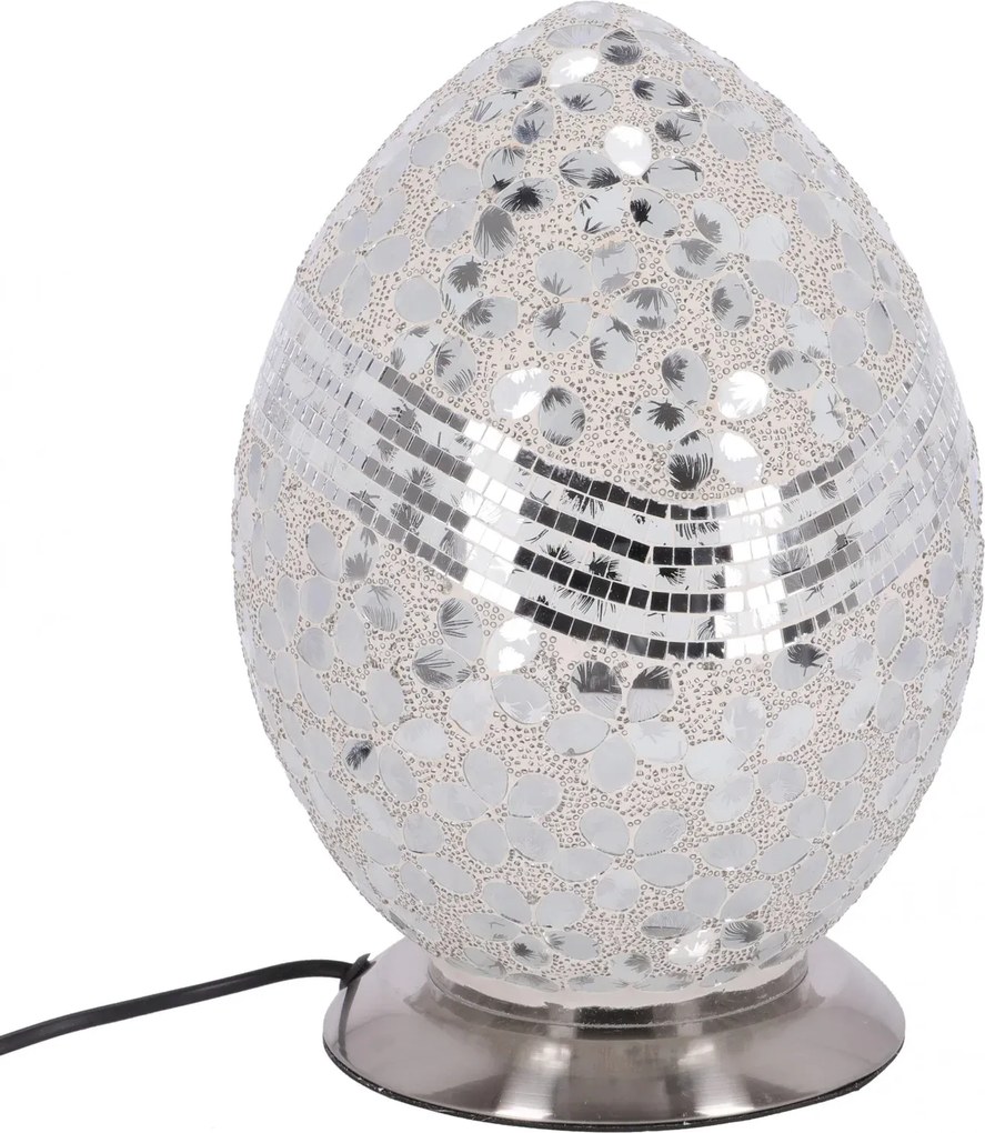 Lampa de masa Mozaic Silver h 31,5 cm