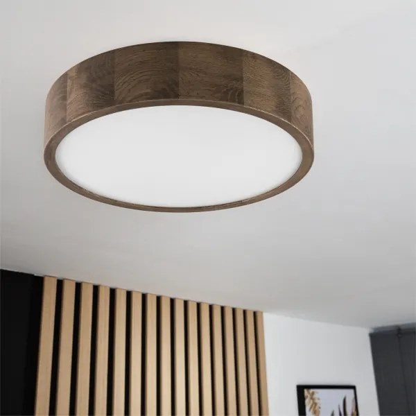 Plafonieră LED Brilagi CARVALHO 2xE27/60W/230V stejar nuc d. 37 cm