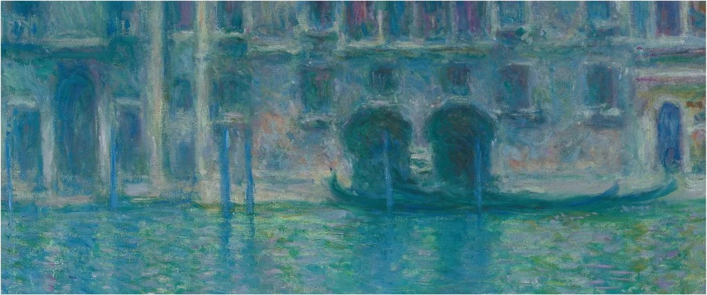 Tablou - Claude Monet, Palazzo da Mula, Venice, reproducere (120x50 cm)
