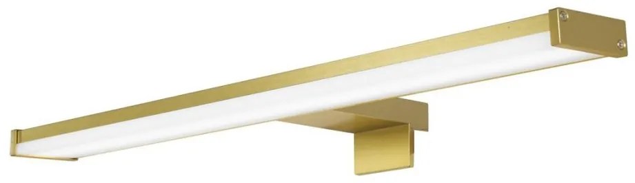 Aplica de perete LED pentru oglinda, tablou IP44 Kos, auriu