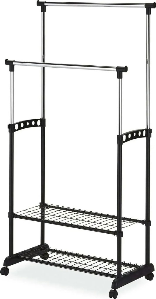 Suport umerase NOVA II BIS, negru, metal, 85x43x94/168 cm