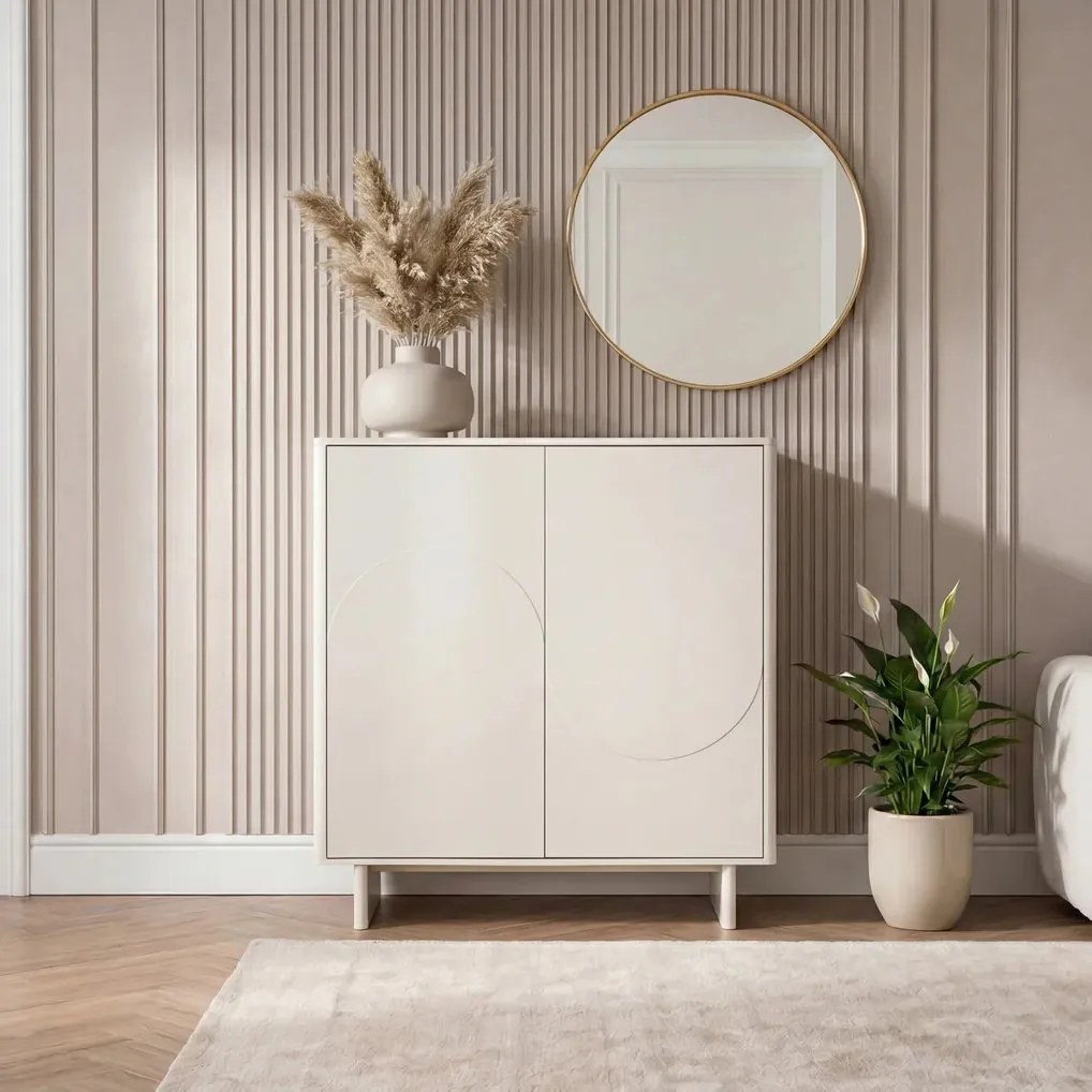 Dulap cu blat ceramic SAVOY 130cm alb