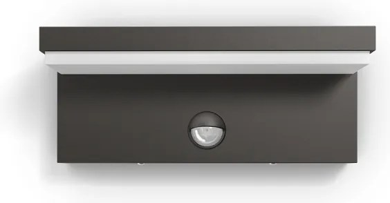 Aplică LED de exterior cu senzor BUSTAN 2xLED/4,5W IP44 Philips 16484/93/P0