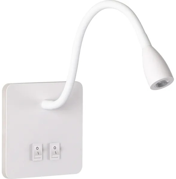 Lampă LED flexibilă de perete Brilagi MAYA Double LED/4W/230V + LED/3W alb