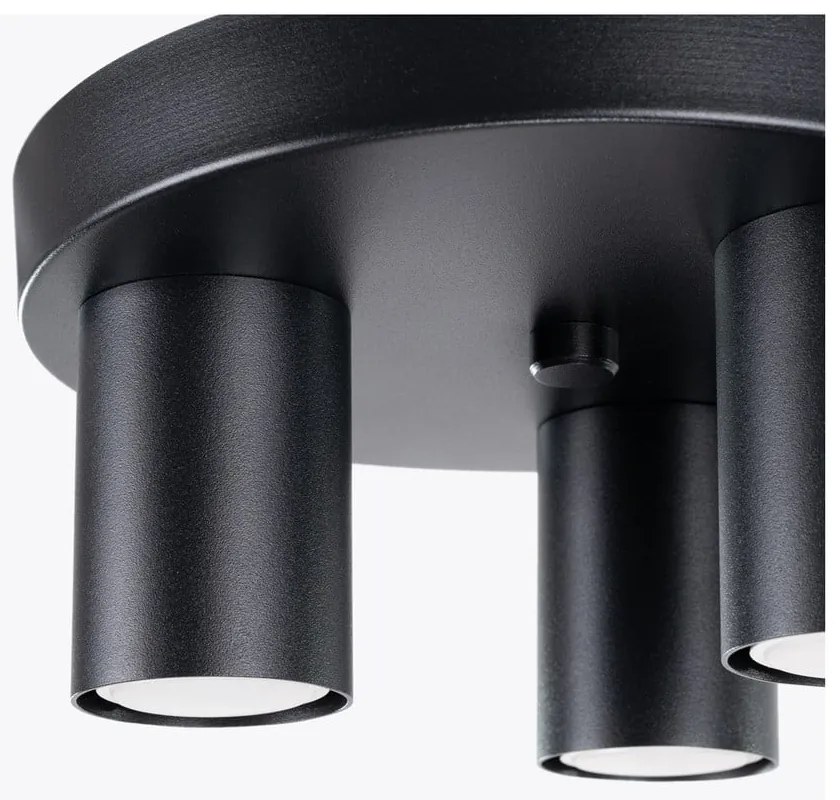 Plafonieră neagră Castro – Sollux