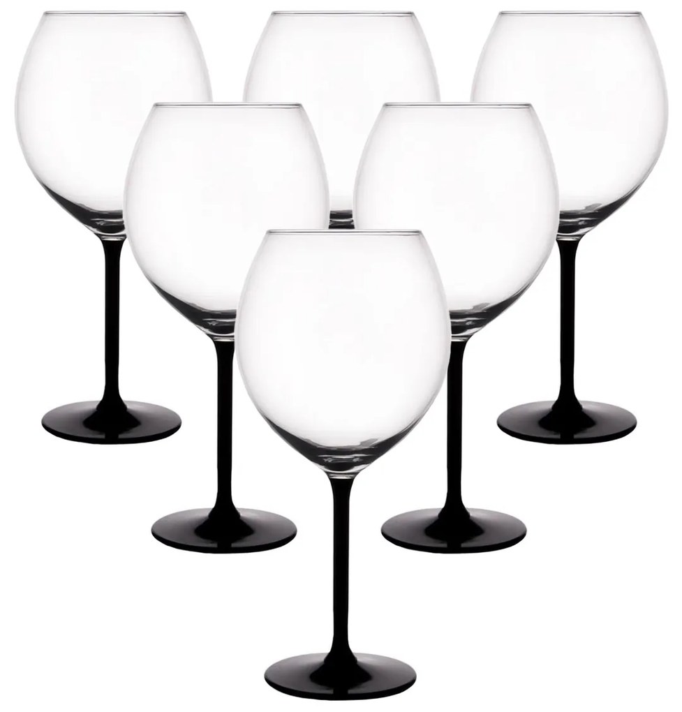 Set de pahare de vin Orion ONYX 0,7 l, 6 buc