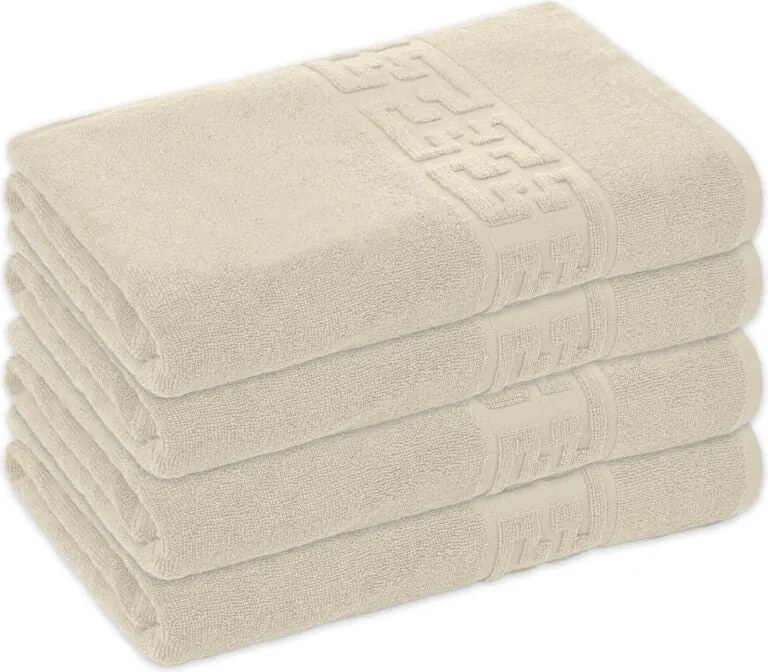 Set 4 Prosoape Baie Bumbac 100%, 550g/m², Greek
