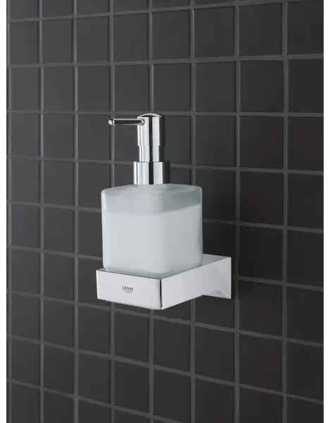 GROHE 40805000 - Dozator de săpun lichid SELECTION CUBE, 300 ml, crom lucios