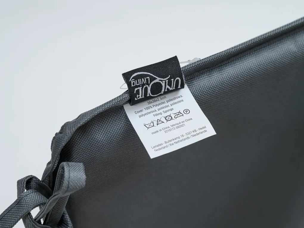 Perna de exterior pentru scaun SEDINO 38x38cm, negru