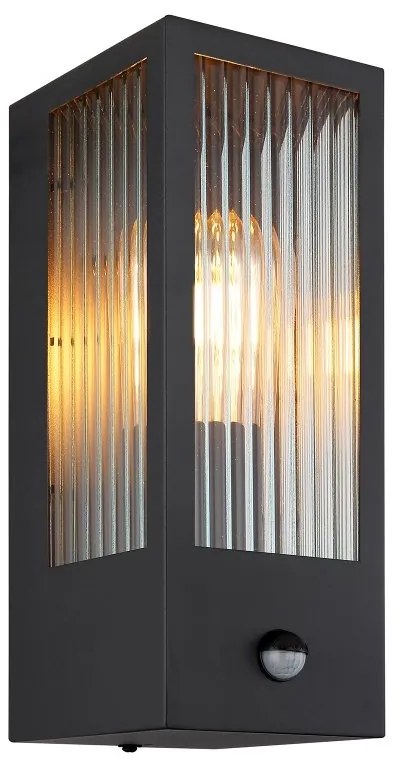 Aplica pentru exterior cu senzor de miscare design modern IP44 Gundula